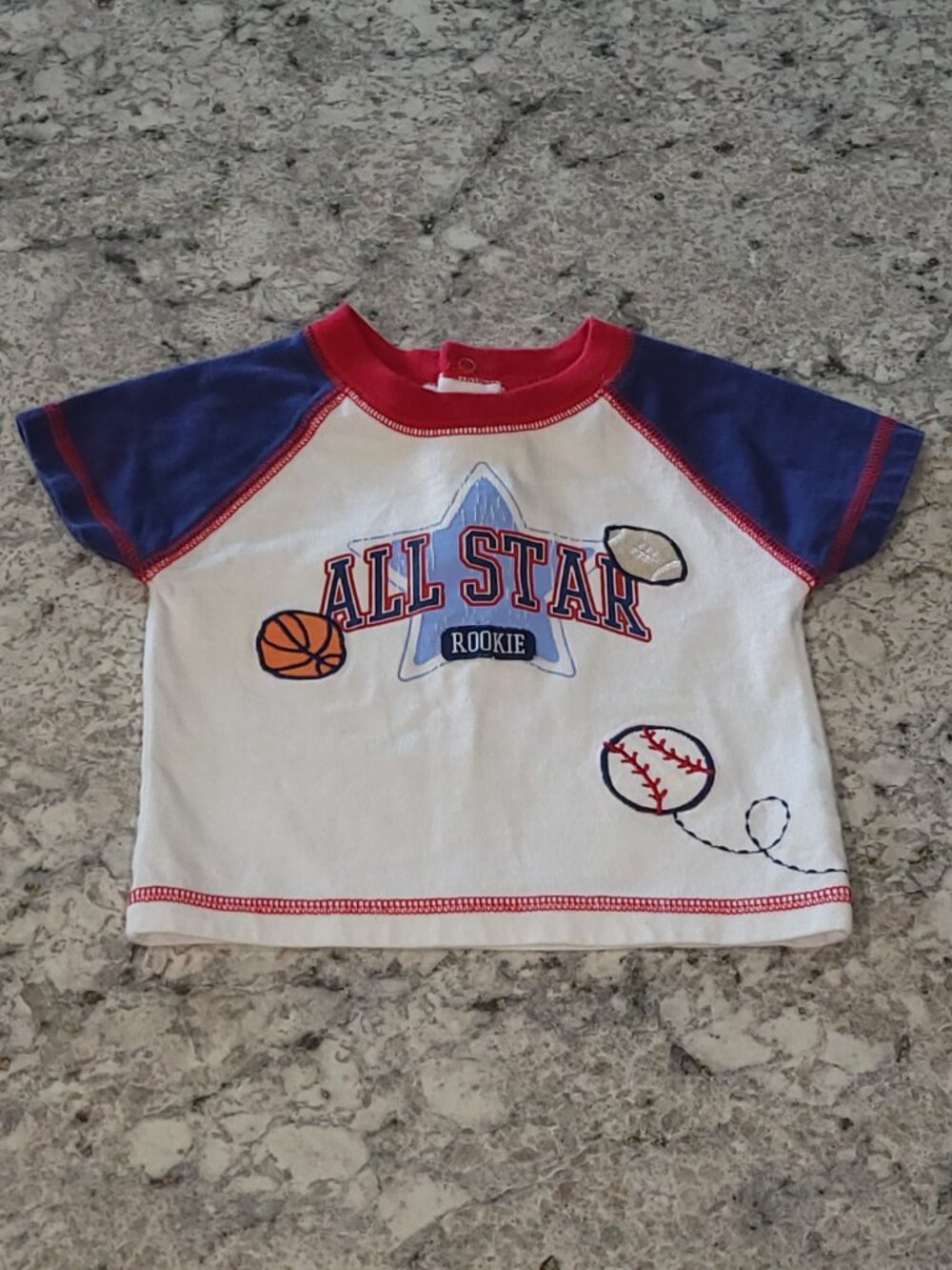 Carter’s Just One You 3M Baby Boy All Star Rookie Baseball Basketball Tee